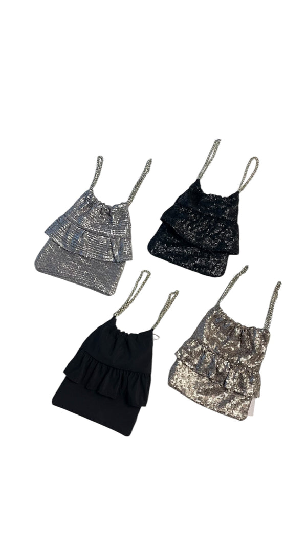 Party & Cerimonia  questa sezione racchiude tutte le borse piccole Licia Woods, pensate per accompagnarti nei momenti più importanti: matrimoni, feste, eventi, serate eleganti o semplicemente quando vuoi sentirti speciale!