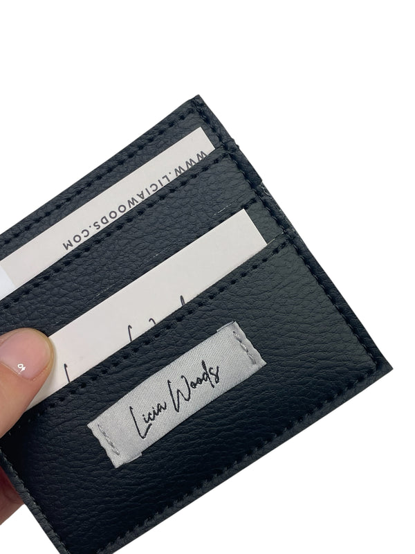 Porta carte Nero