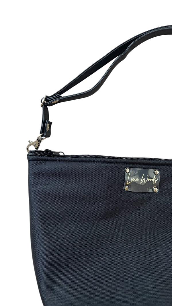 Borsa LUNA in NYLON NERO