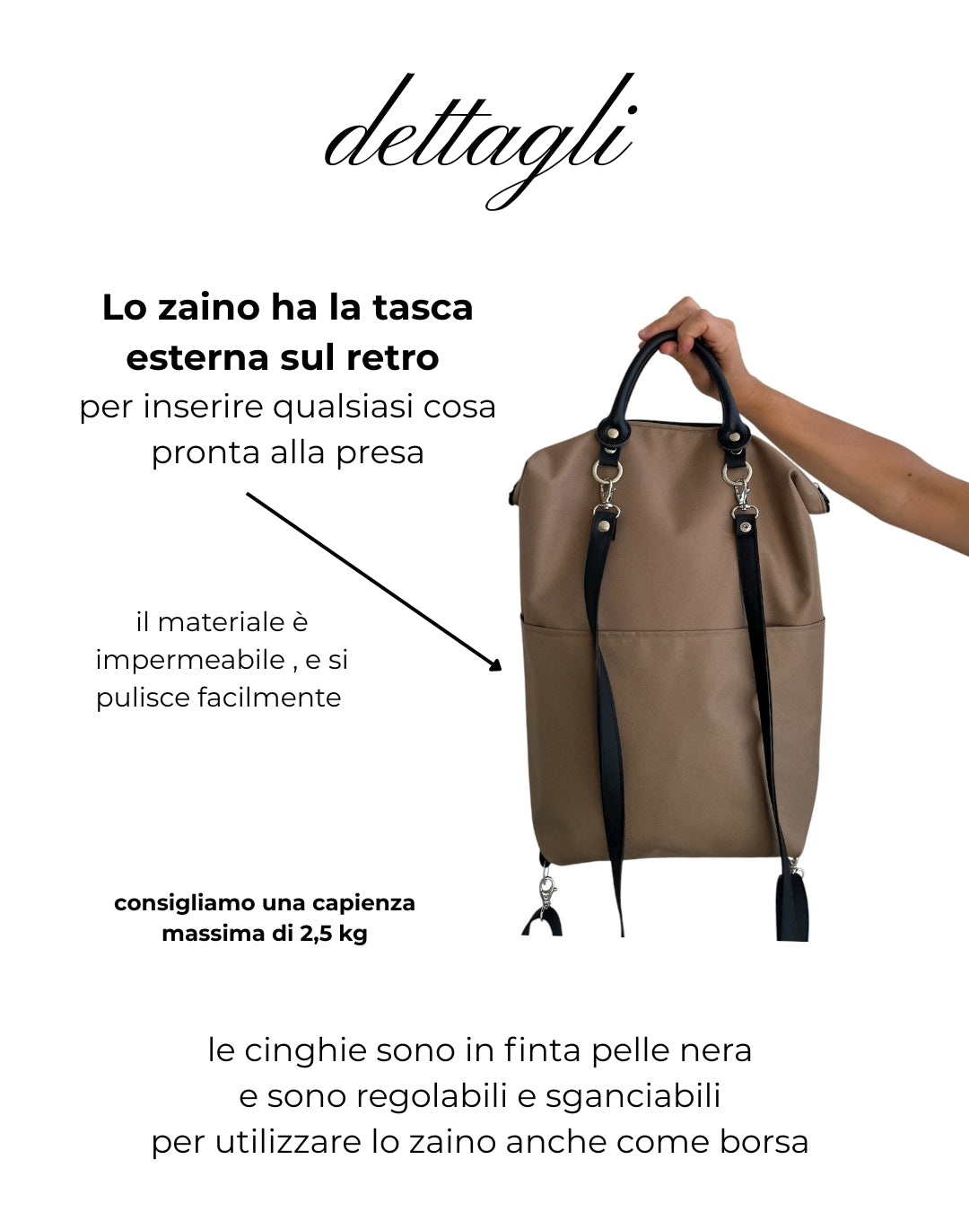 Zaino Caffè preordine scegli modello