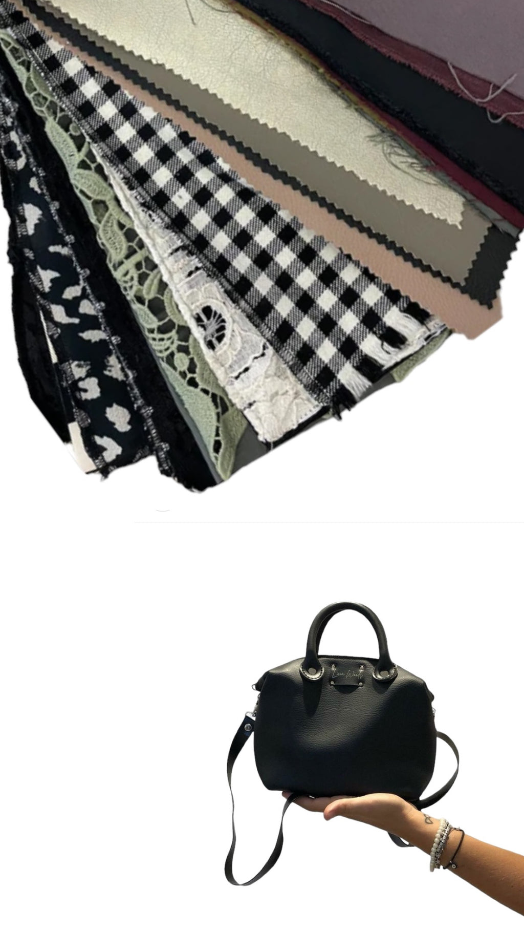 Mini Bauletto piccolo (scegli il tessuto) personalizzato