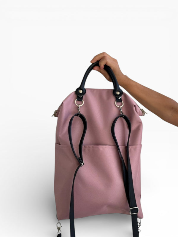 Zaino piccolo Rosa liscio