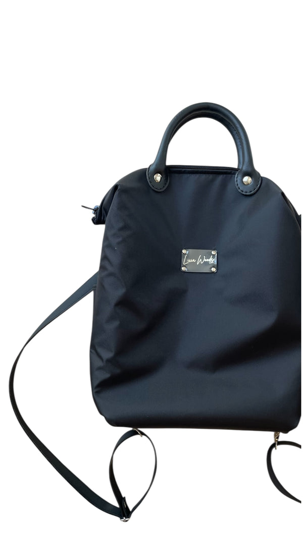 Zaino NYLON piccolo nero LISCIO