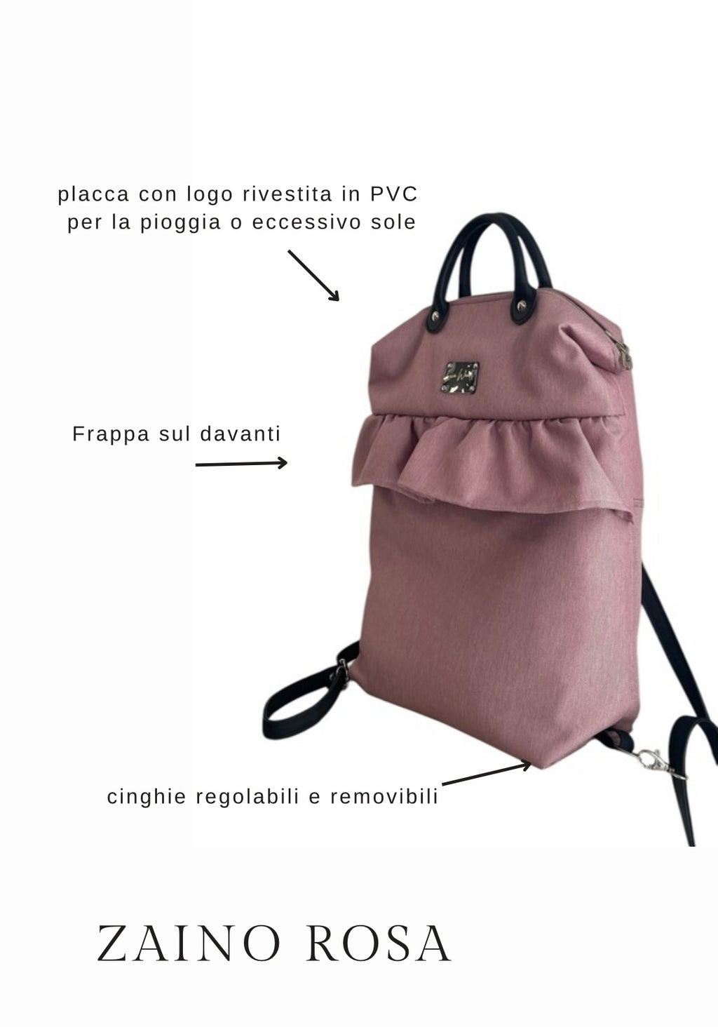 Zaino color ROSA