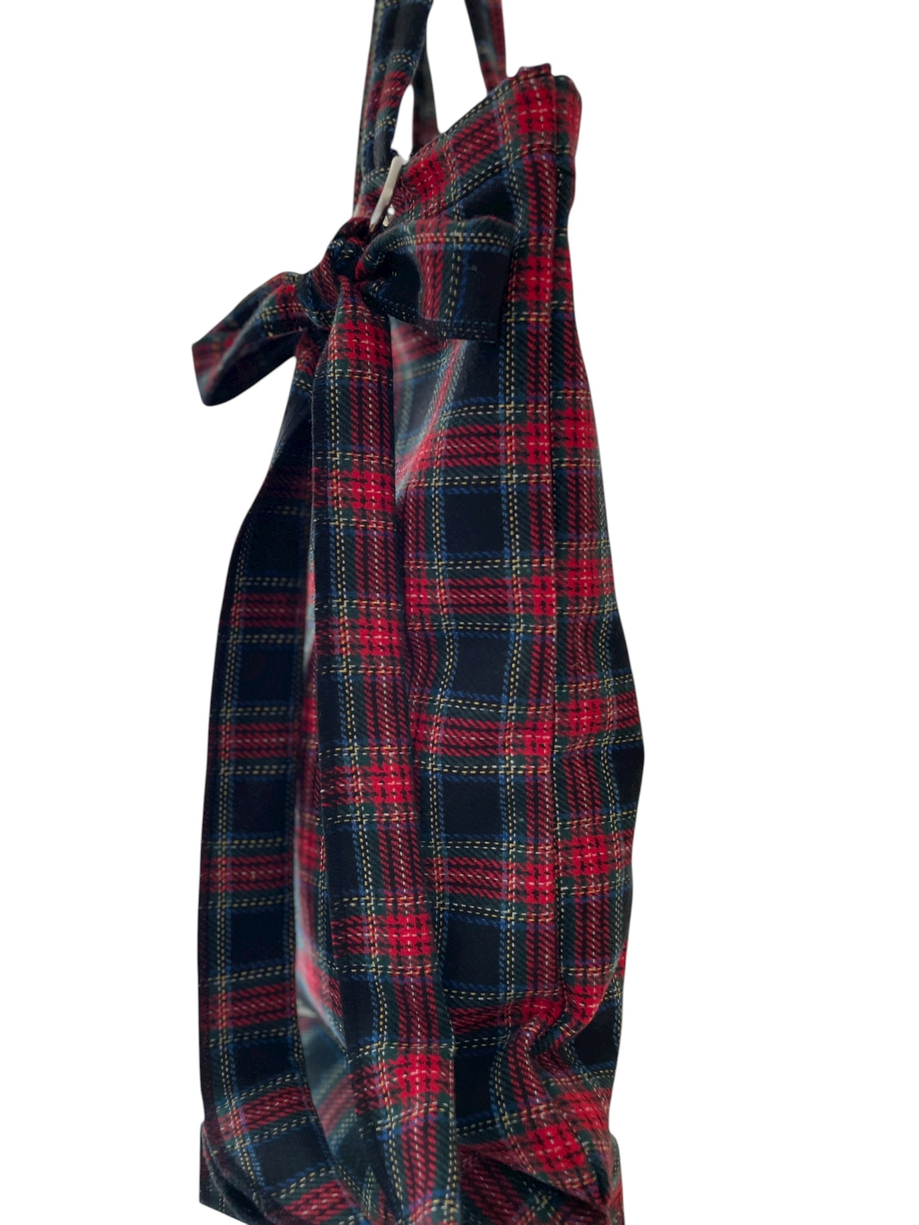 Shopper Lana Tartan con Fiocco