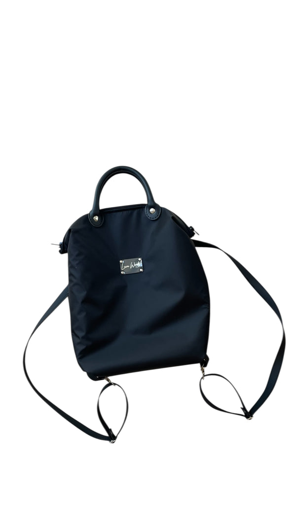 Zaino NYLON piccolo nero LISCIO
