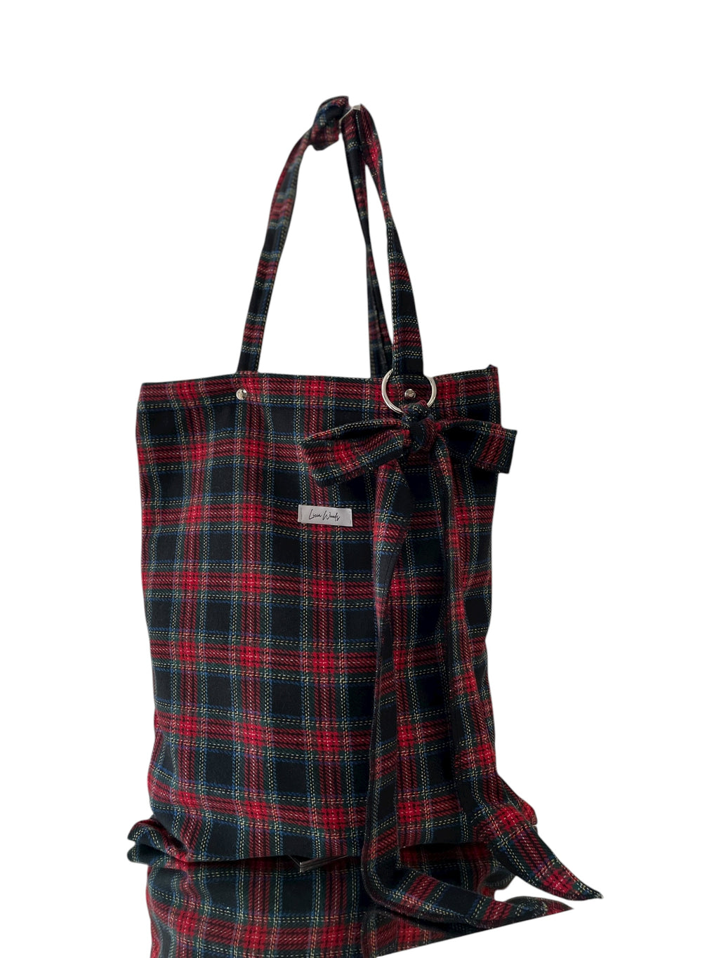 Shopper Lana Tartan con Fiocco