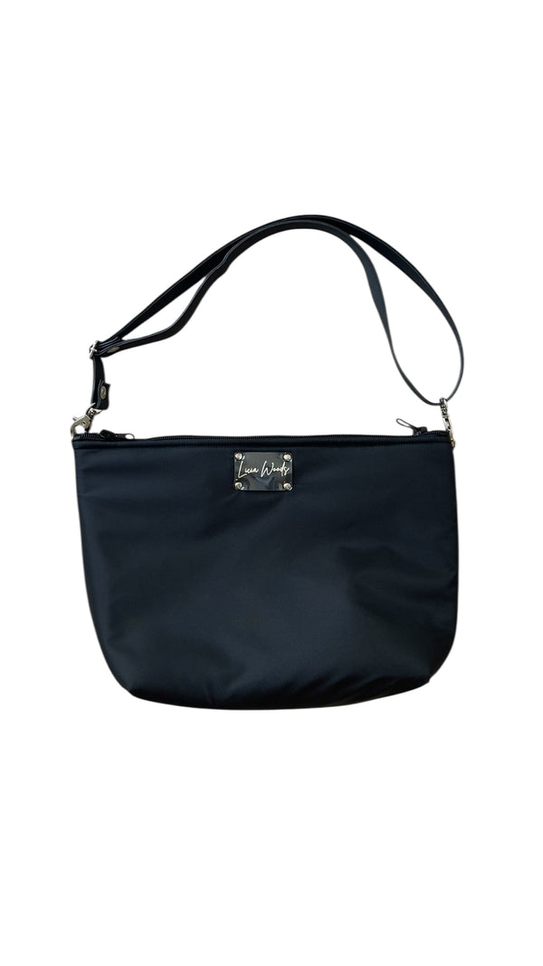 Borsa LUNA in NYLON NERO