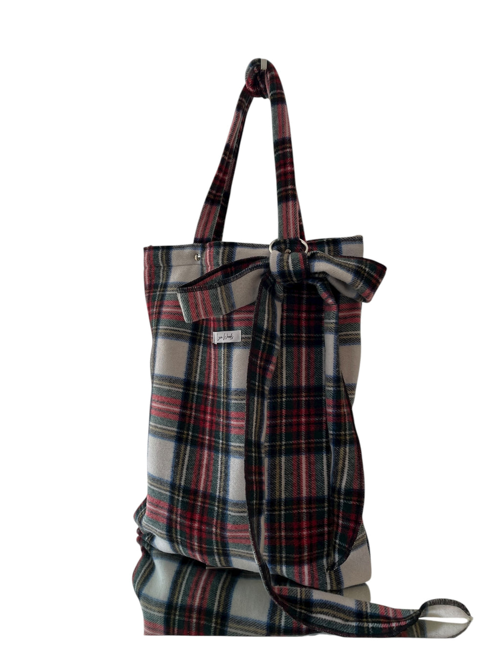 Shopper Lana Tartan con Fiocco