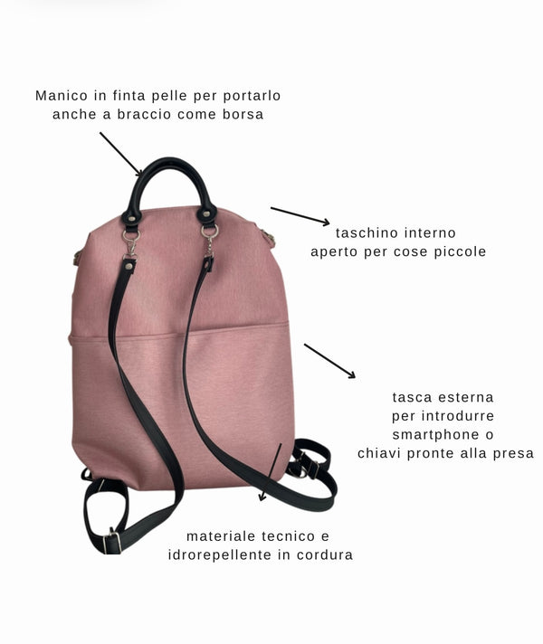 Zaino frappa grande ROSA