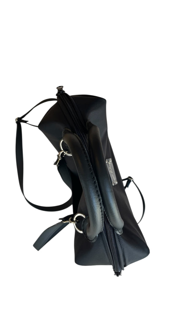 Zaino NYLON piccolo nero LISCIO