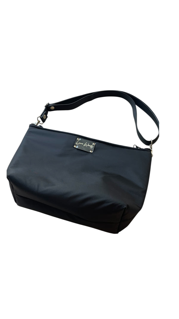 Borsa LUNA in NYLON NERO