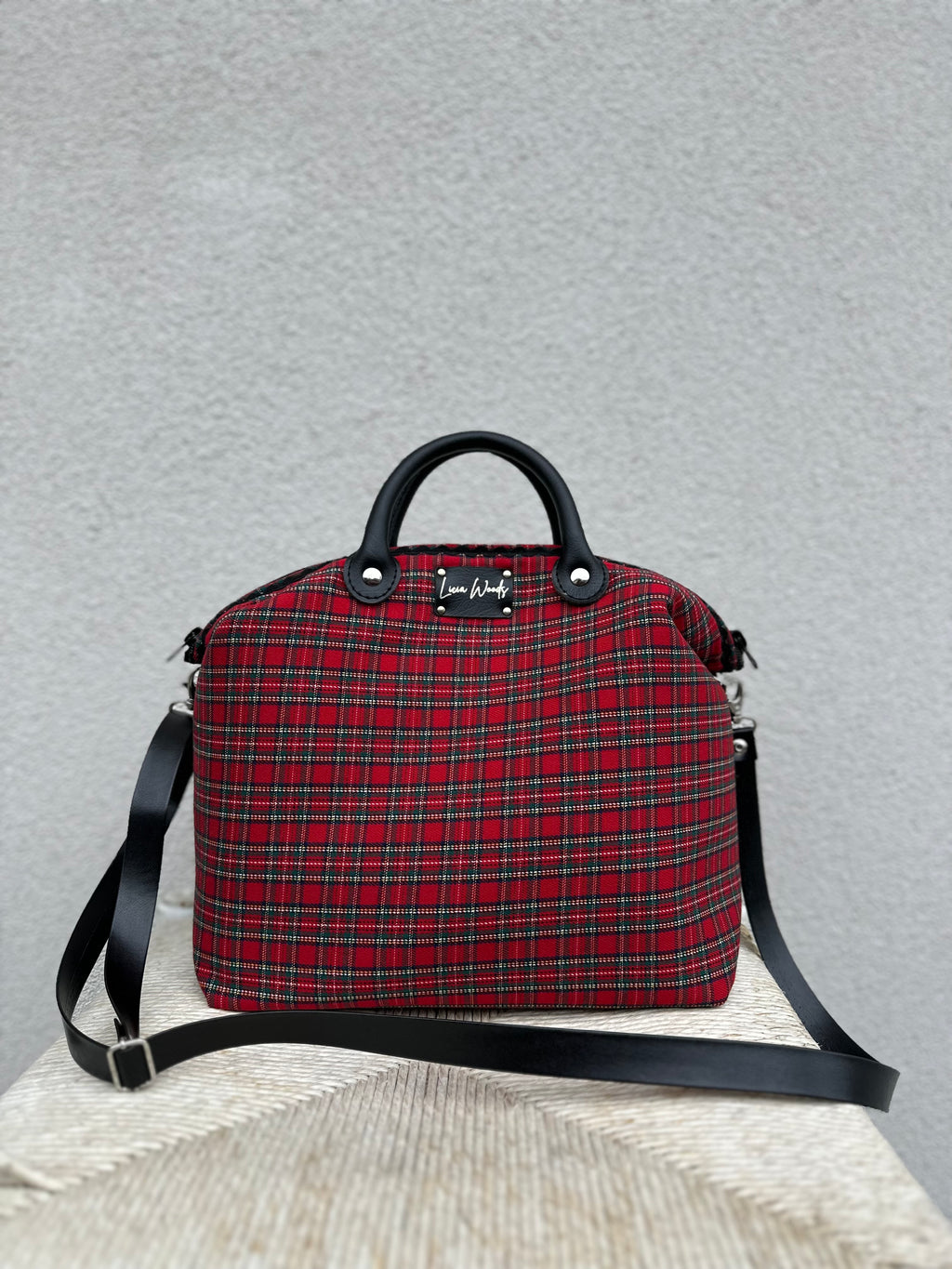 Baby tartan rosso
