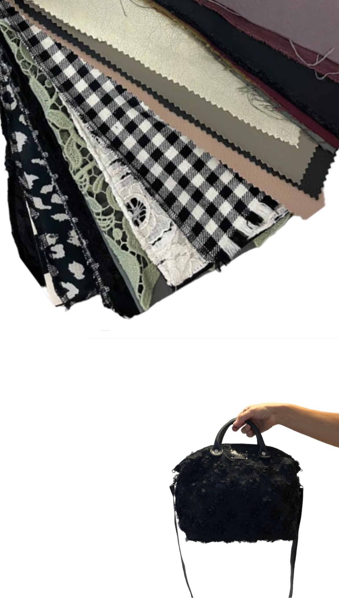 Baby Bauletto personalizzato (scegli il tessuto fronte e retro)