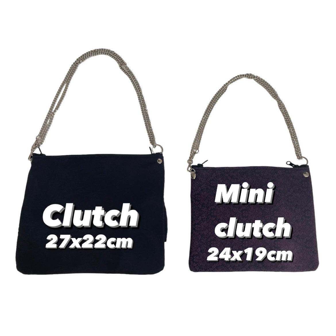 Clutch e Mini clutch personalizzata scegli tessuto