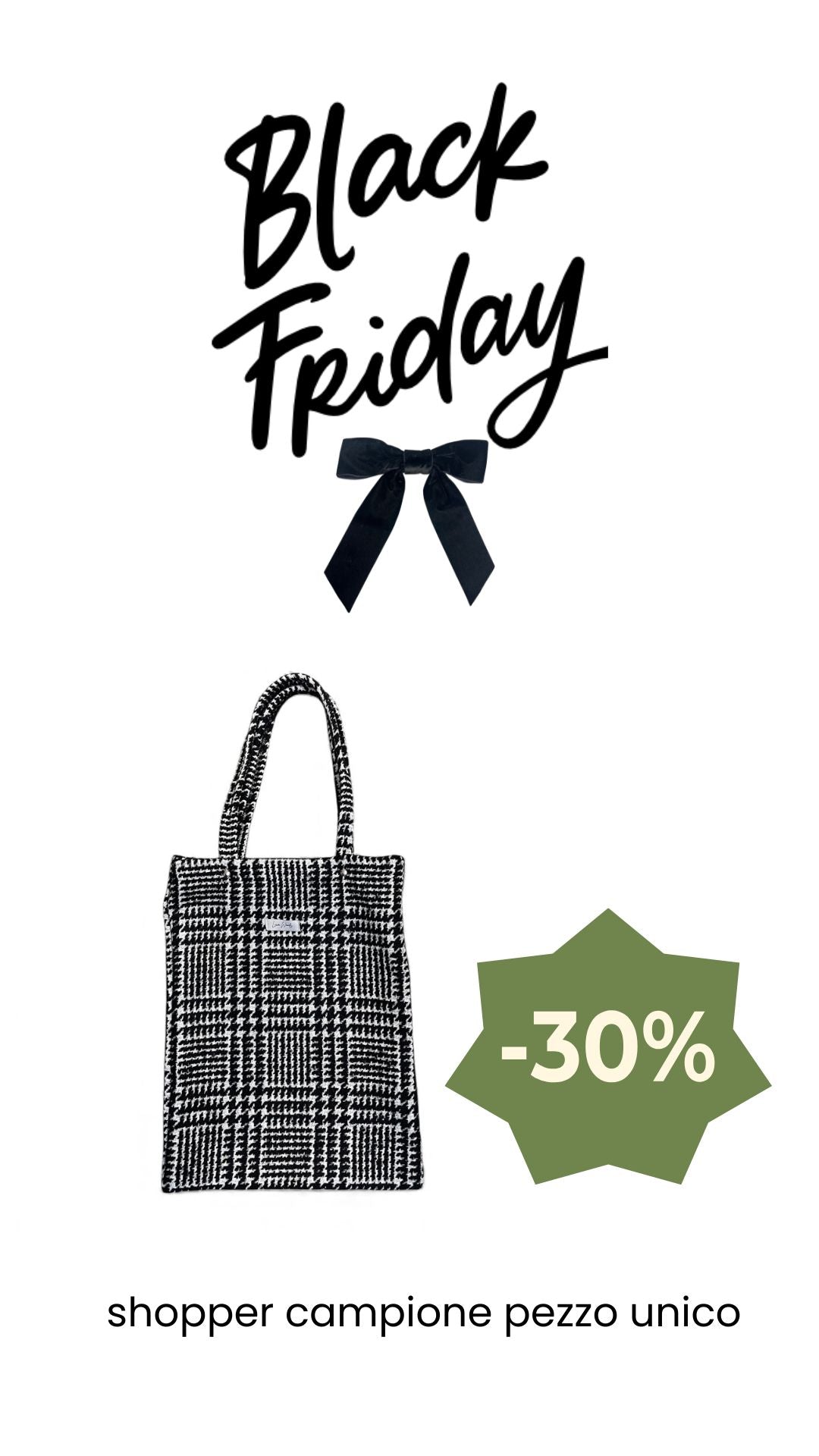 campione shopper pezzo unico