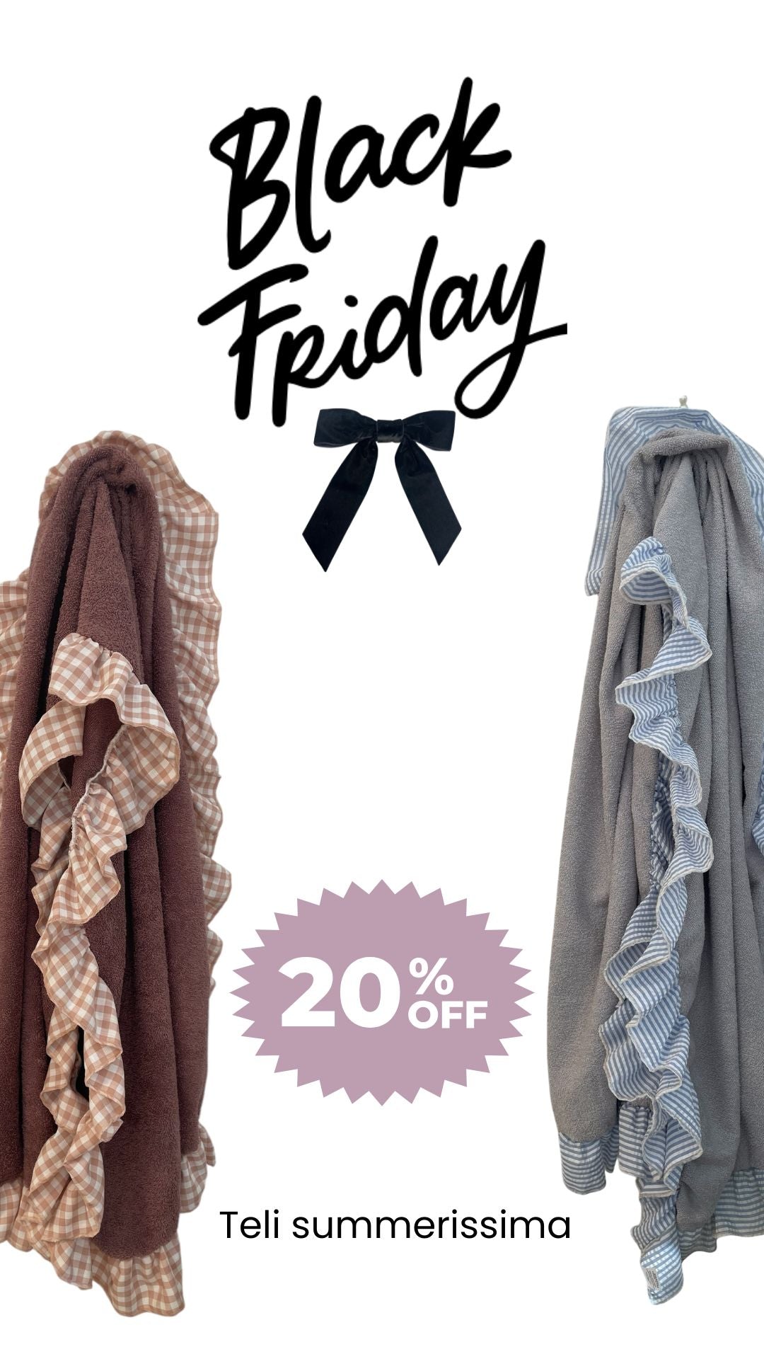 Telo da MARE 100% spugna e frappa color RIGHE AZZURRE