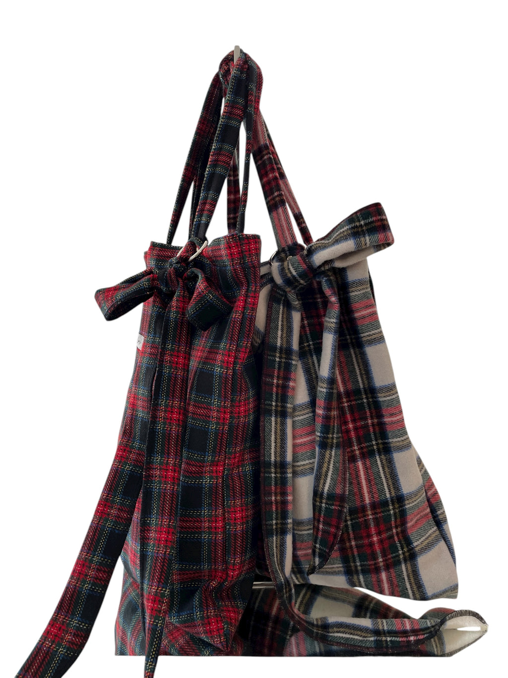 Shopper Lana Tartan con Fiocco
