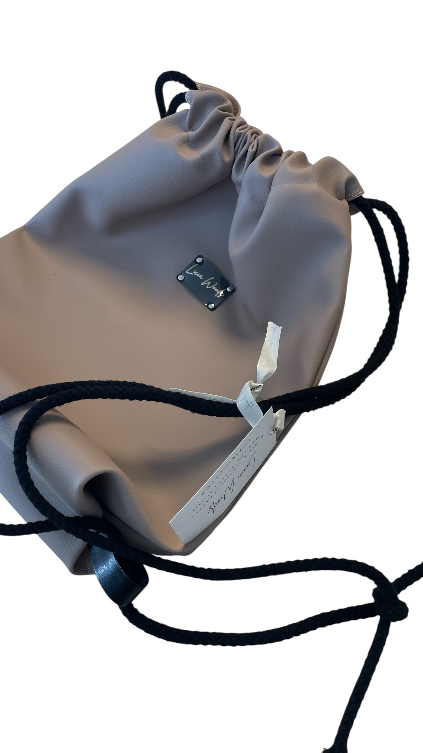 Zaino Cipria con  corda nera