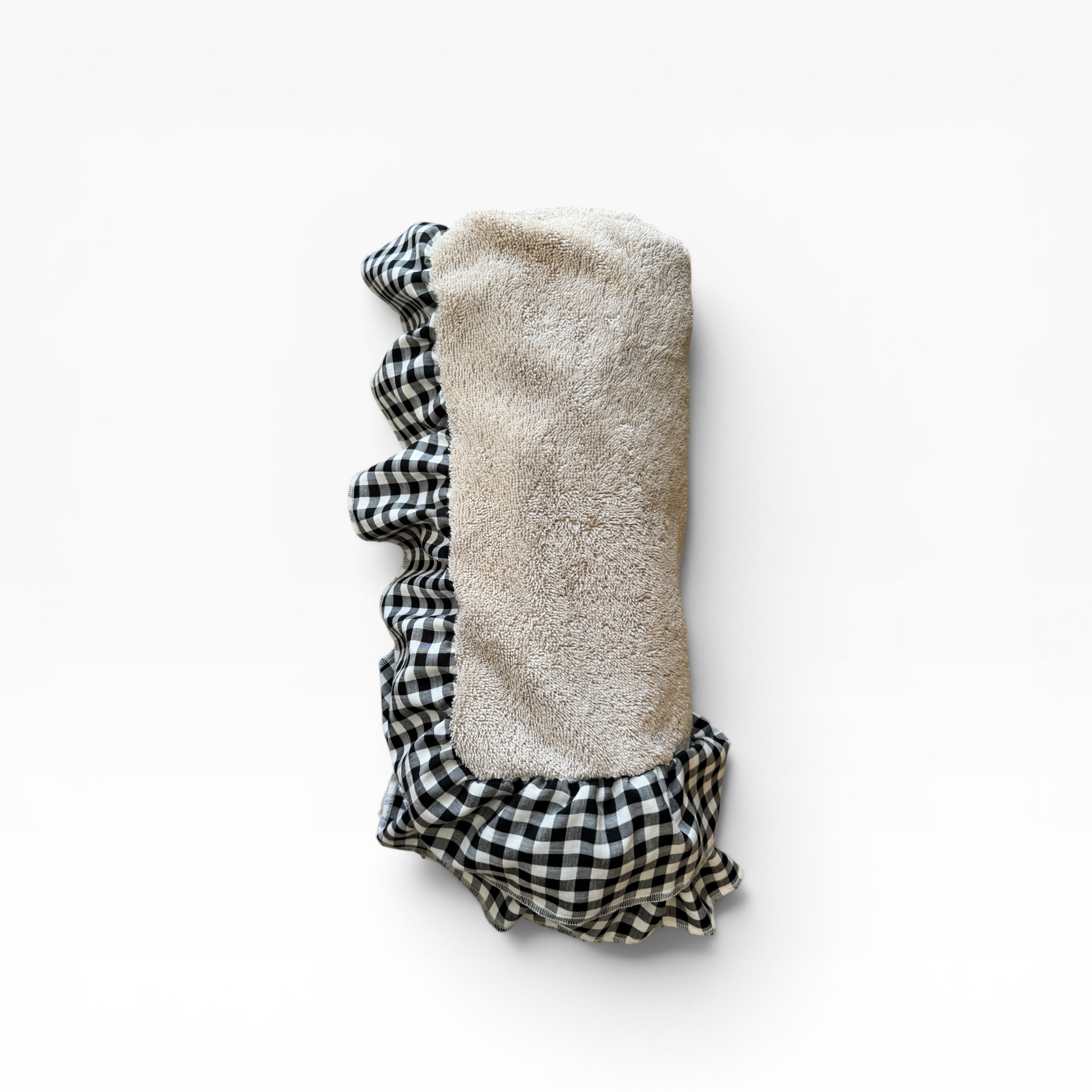 Telo da mare check e beige