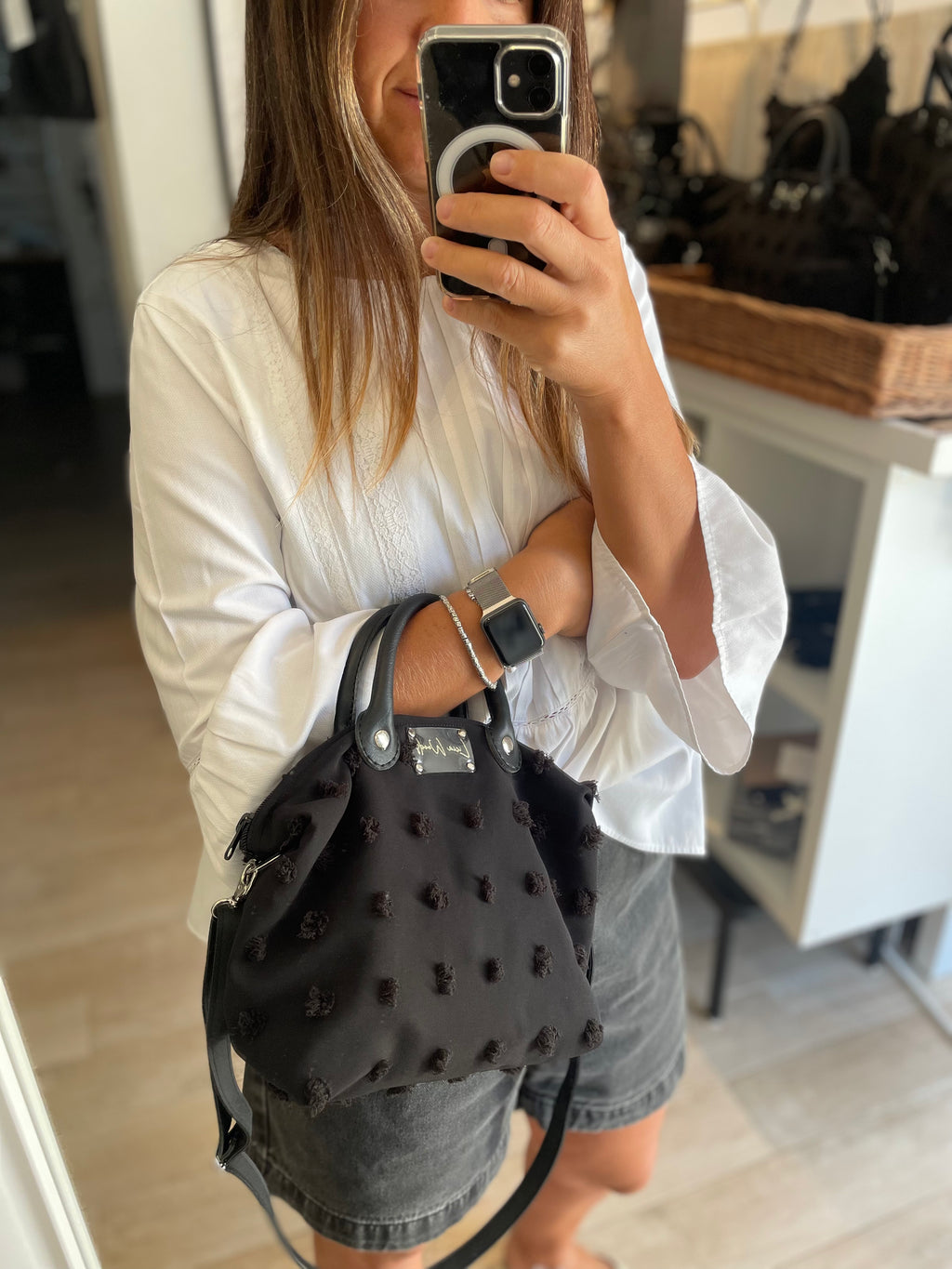 Mini Bauletto pois rilievo