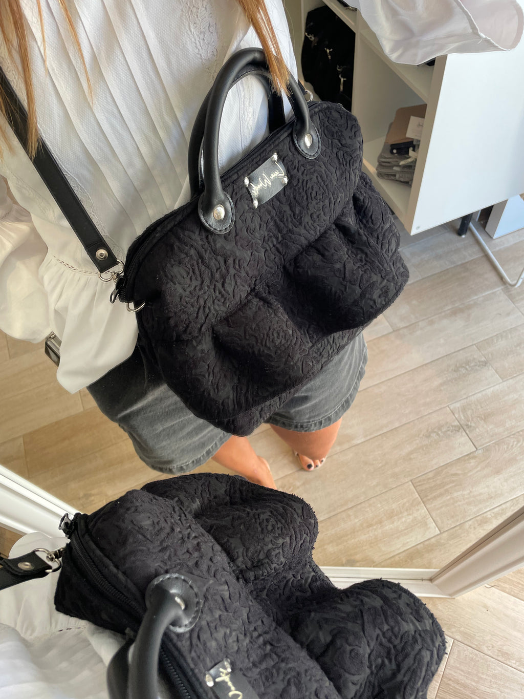 Baby bauletto broccato con frappa