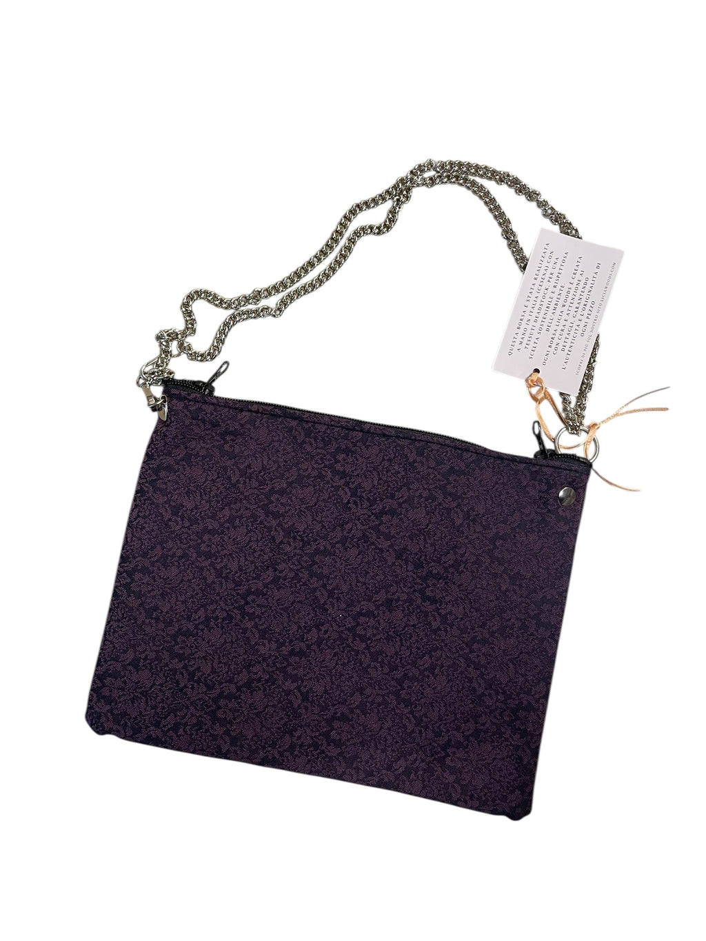 mini clutch jaquard viola