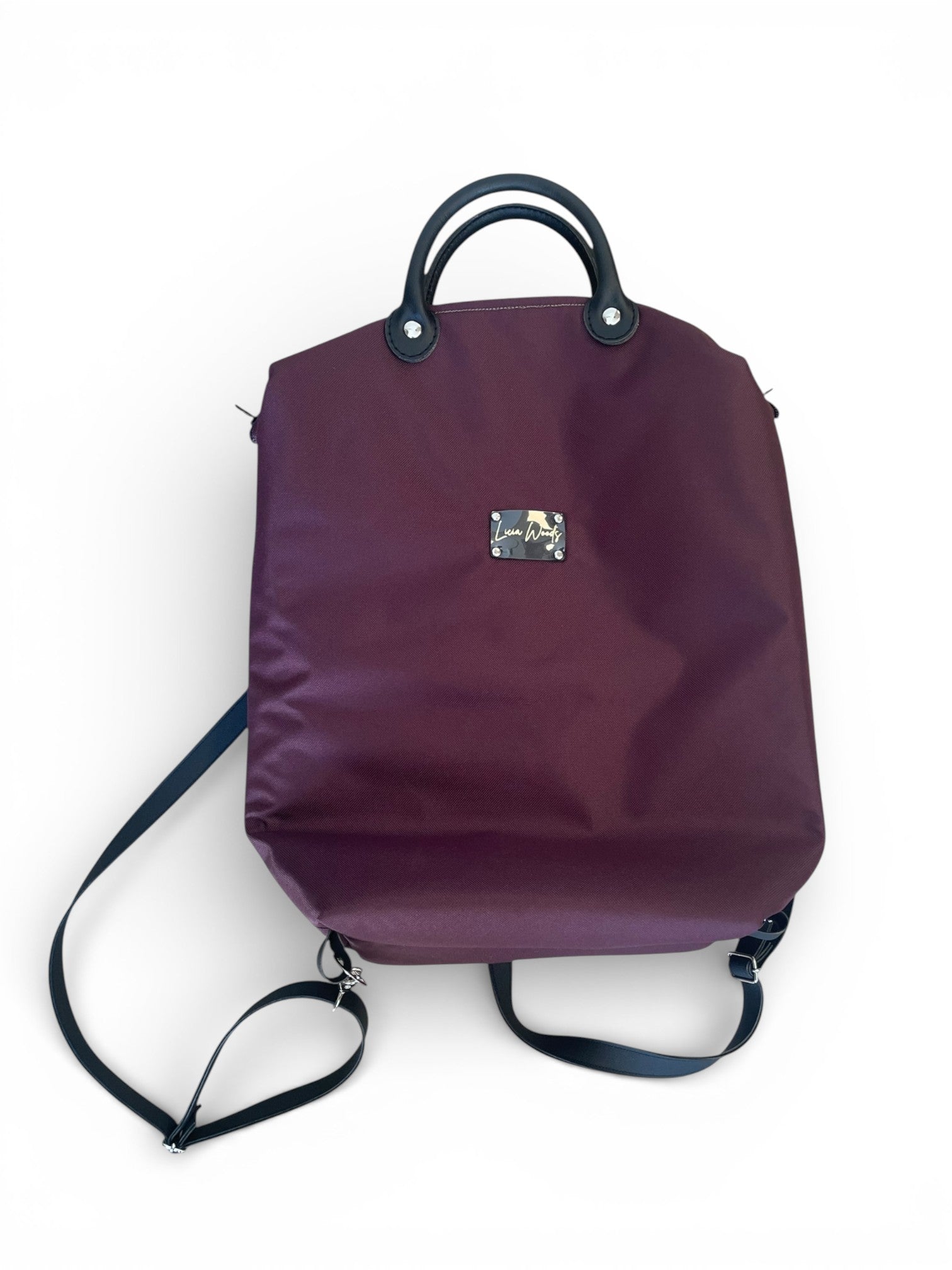 Zaino GRANDE PRUGNA liscio