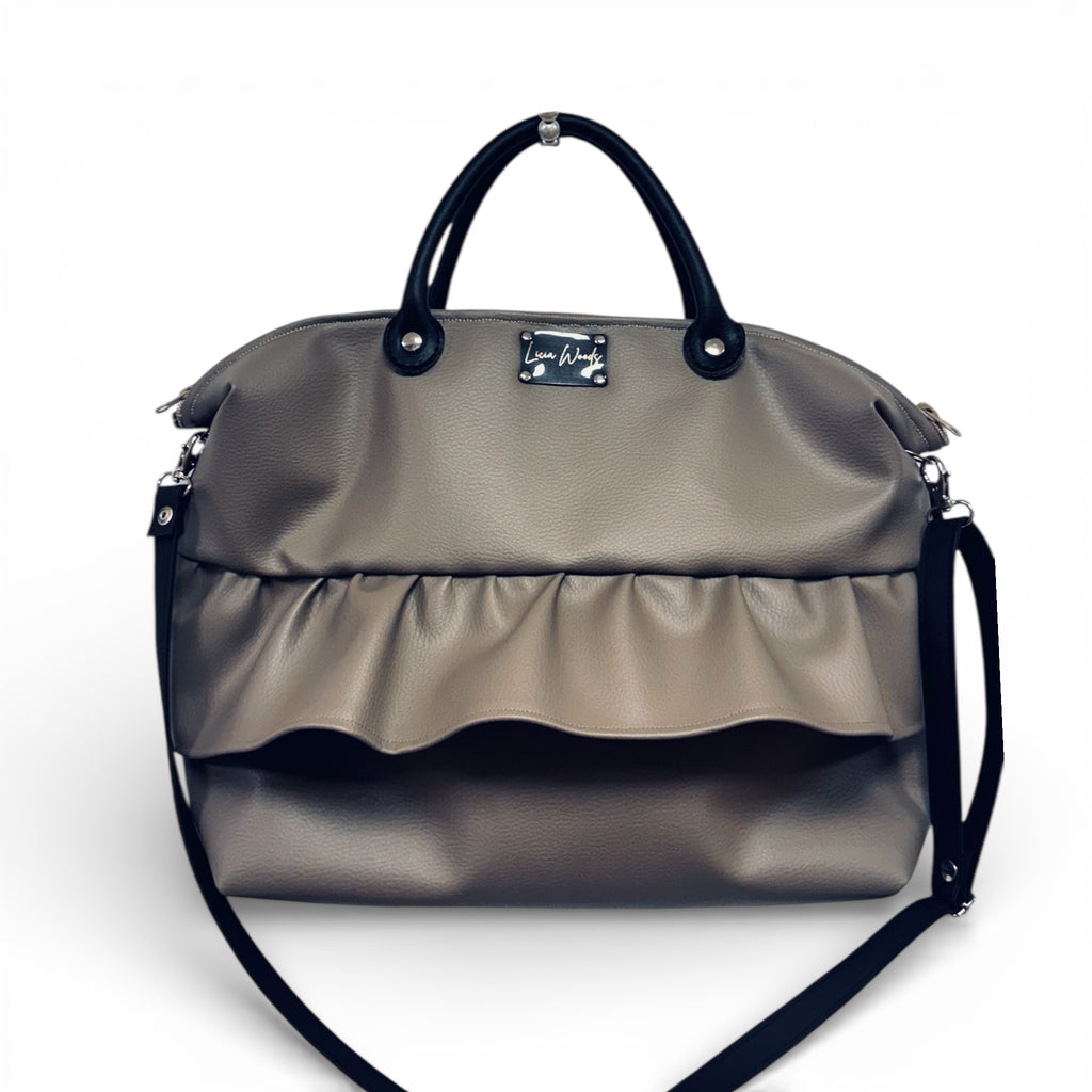 Bauletto grande frappa Tortora