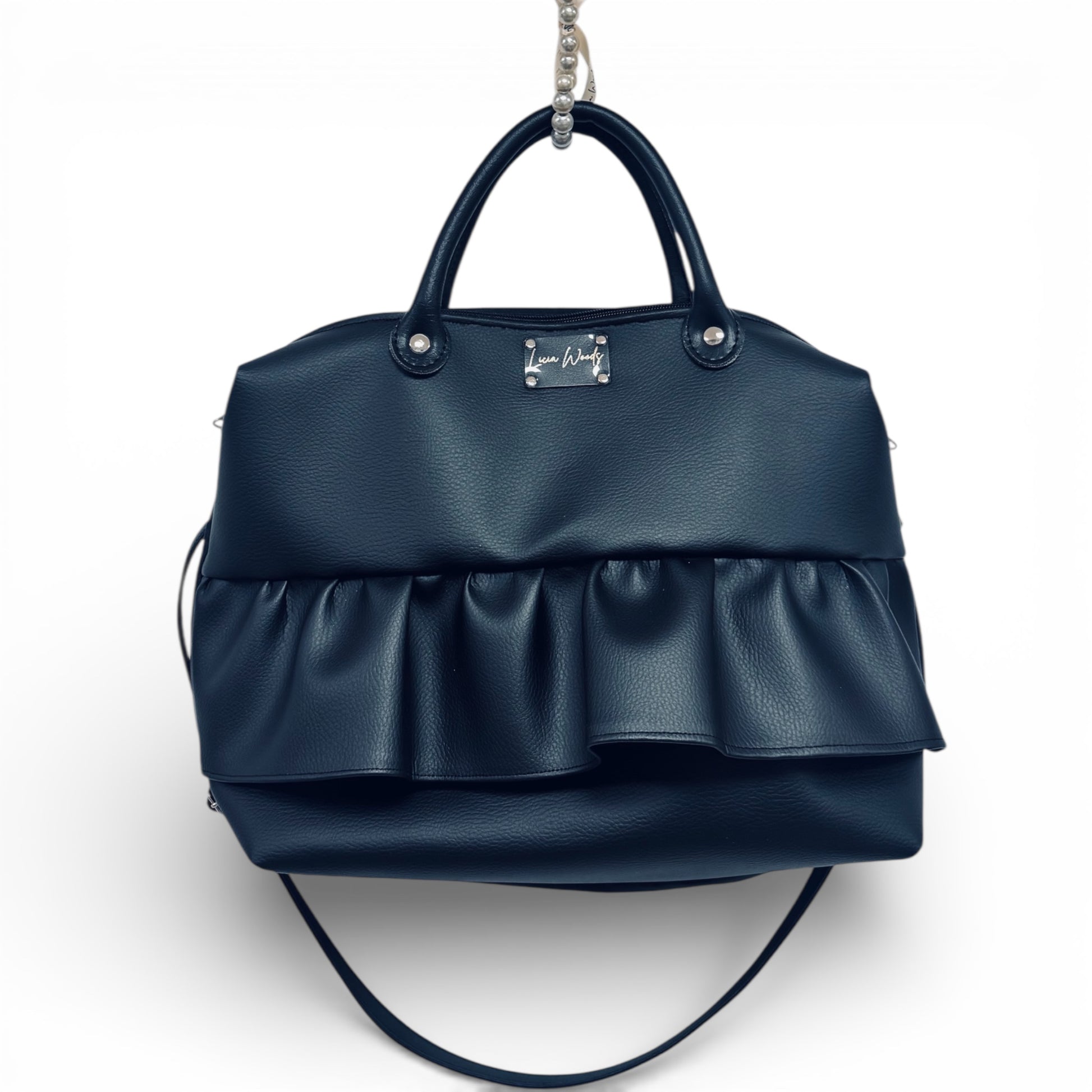 Bauletto grande frappa Nero
