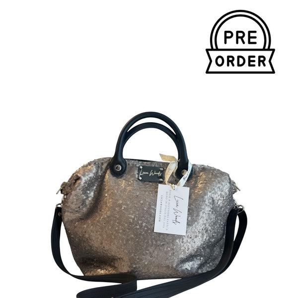 Baby Bauletto paillettes argento PREORDINE*