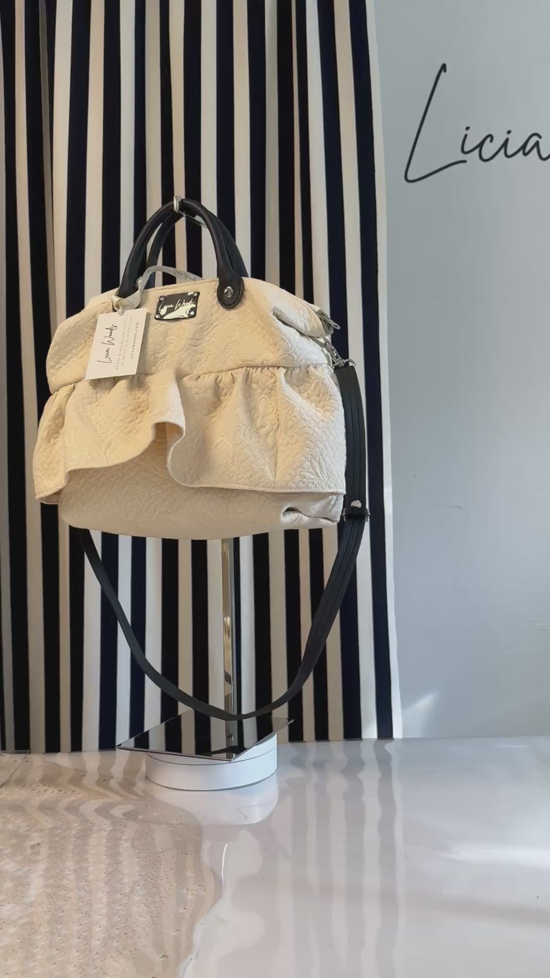 Baby bauletto Matelassè con frappa